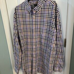 Orvis button down plaid checked shirt